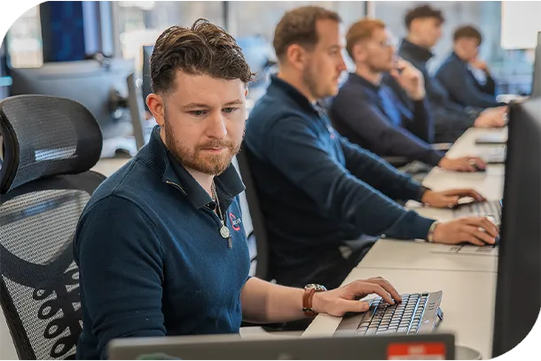 Aspire cyber security specialist at the Security Operations Centre
