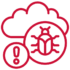 cloud services bug icon