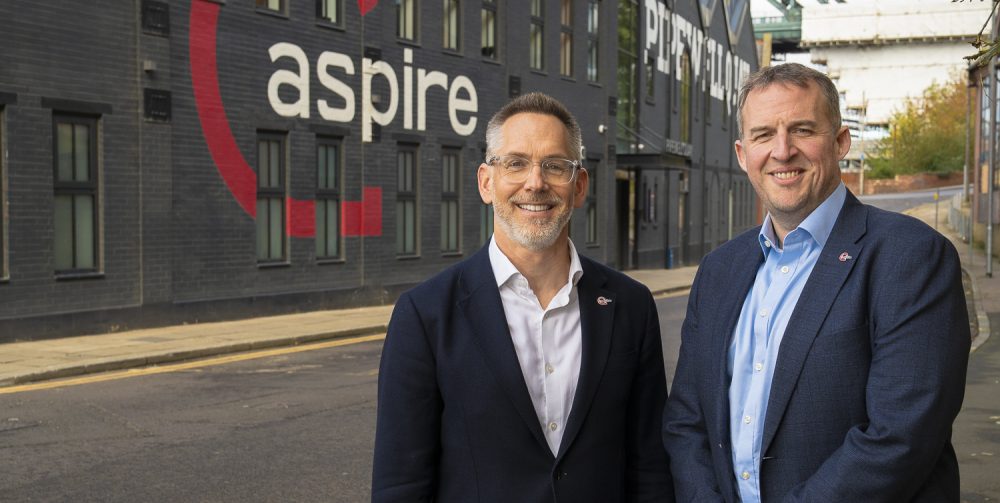 Tom Howard, CFO and Chris Fraser, CEO at Aspire HQ