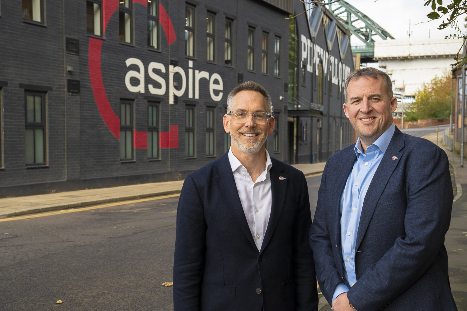 Tom Howard, CFO and Chris Fraser, CEO at Aspire HQ