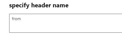 setting header name