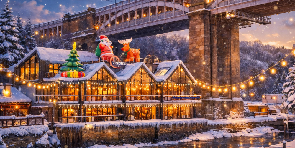 Aspire Offices Christmas Scene