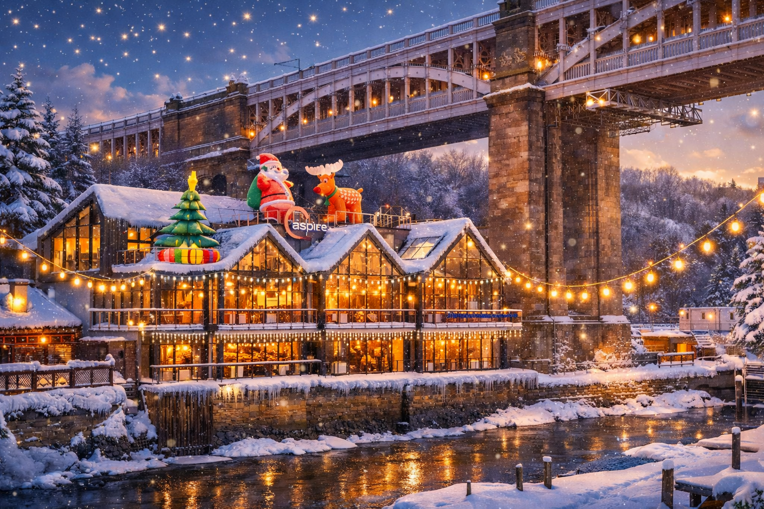 Aspire Offices Christmas Scene